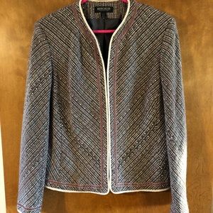 John Meyer Collection Tweed Blazer Jacket